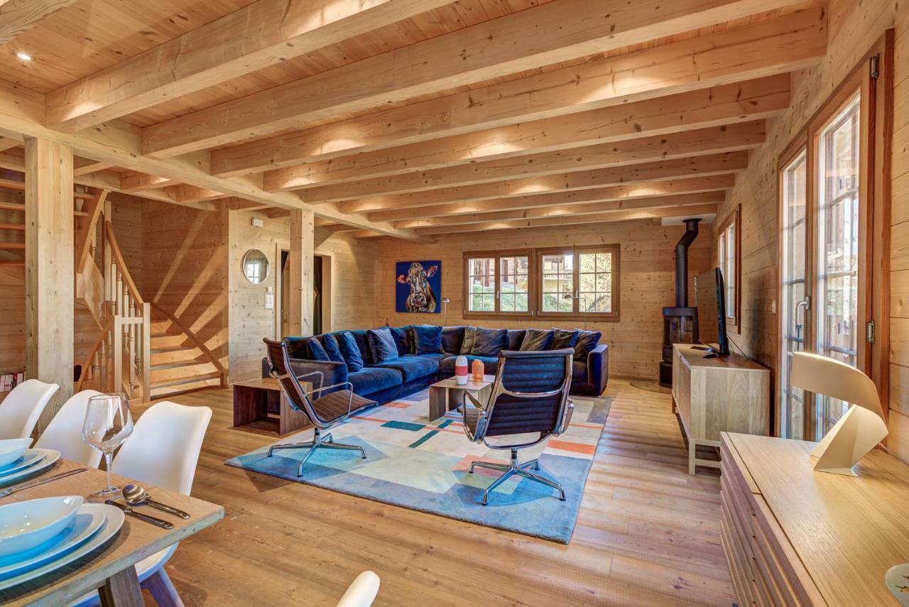 Chalet Le Chapeau La Tzoumaz Buitenkant foto