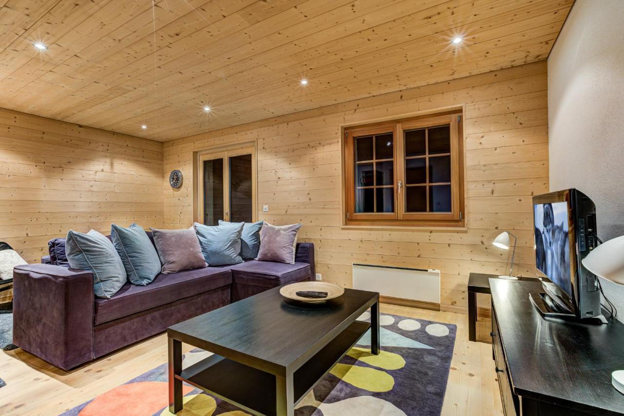 Chalet Le Chapeau La Tzoumaz Buitenkant foto
